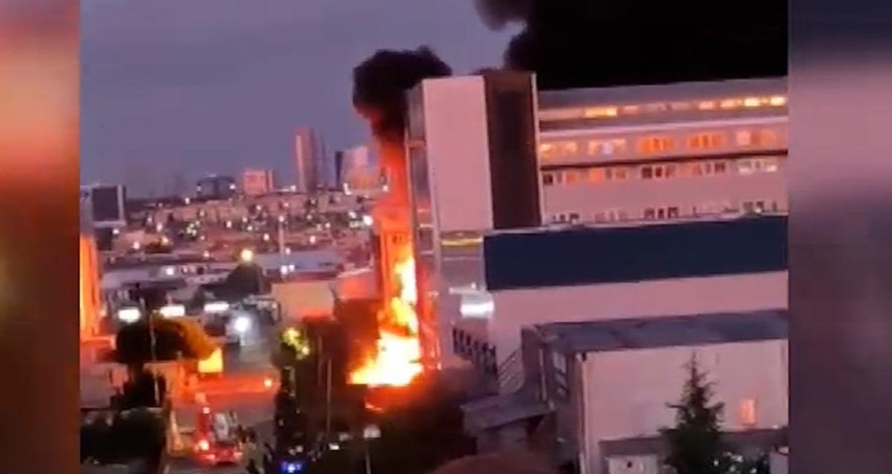 basaksehir organize sanayi bolgesinde yangin N1j3fCtN