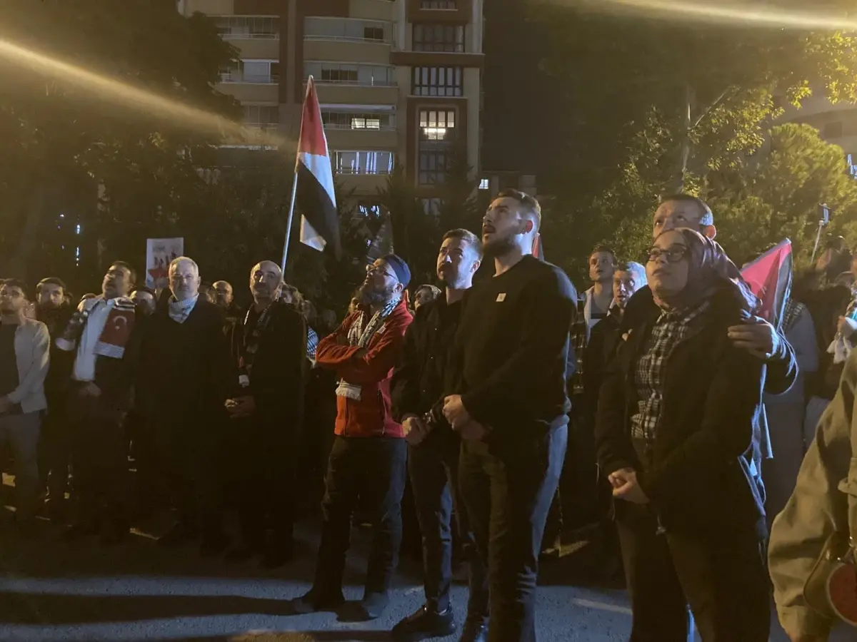 ankarada israil saldirisina protesto tYO2TKZE